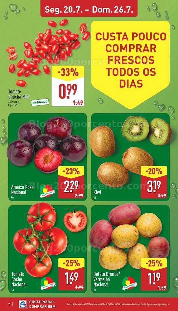 Antevisão Folheto ALDI Promoções de 20 a 26 julho